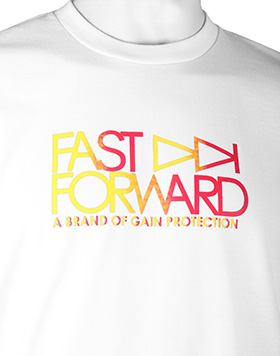 FAST FORWARD Logo T-shirt, white