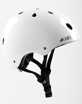 GAIN Protection THE SLEEPER helmet, XS-S-M w. adj., glossy white