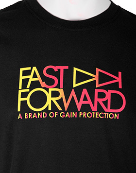 FAST FORWARD Logo T-shirt, black