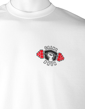 GAIN Protection "GAINZ BRUH" T-shirt, white