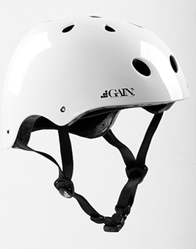 GAIN Protection THE SLEEPER helmet, S-M, glossy white